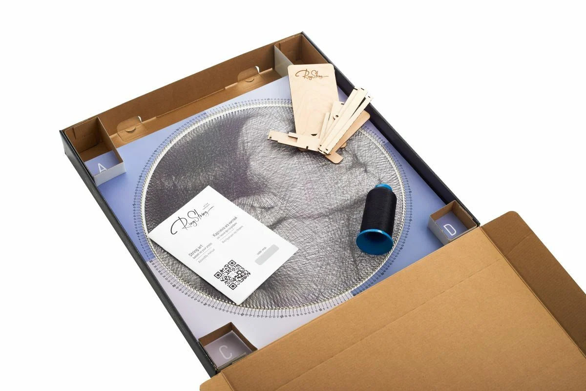 Decorative String Art Portrait