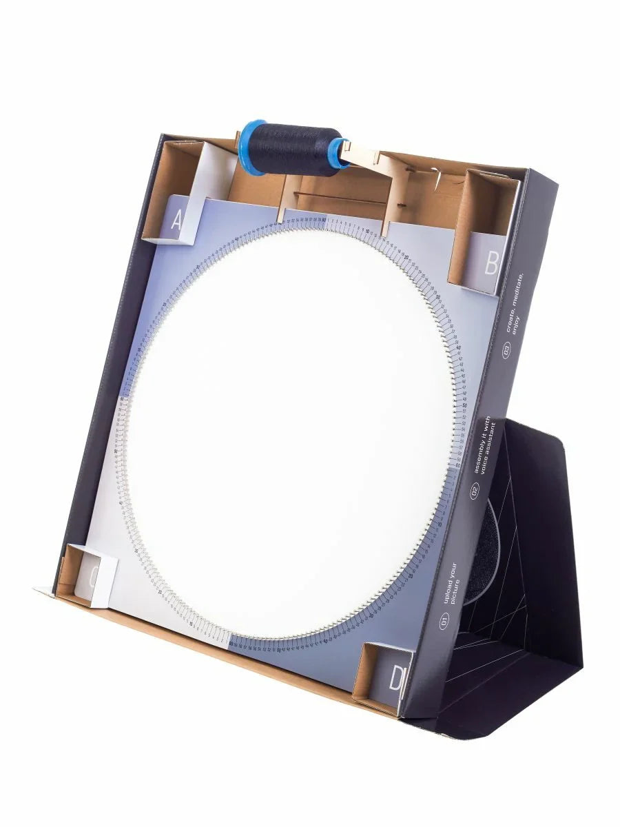 Decorative String Art Portrait